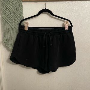wild fable Black Elastic Waist Athletic Shorts
